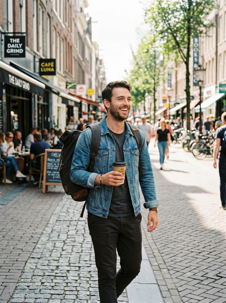 Coffee run lifestyle photo